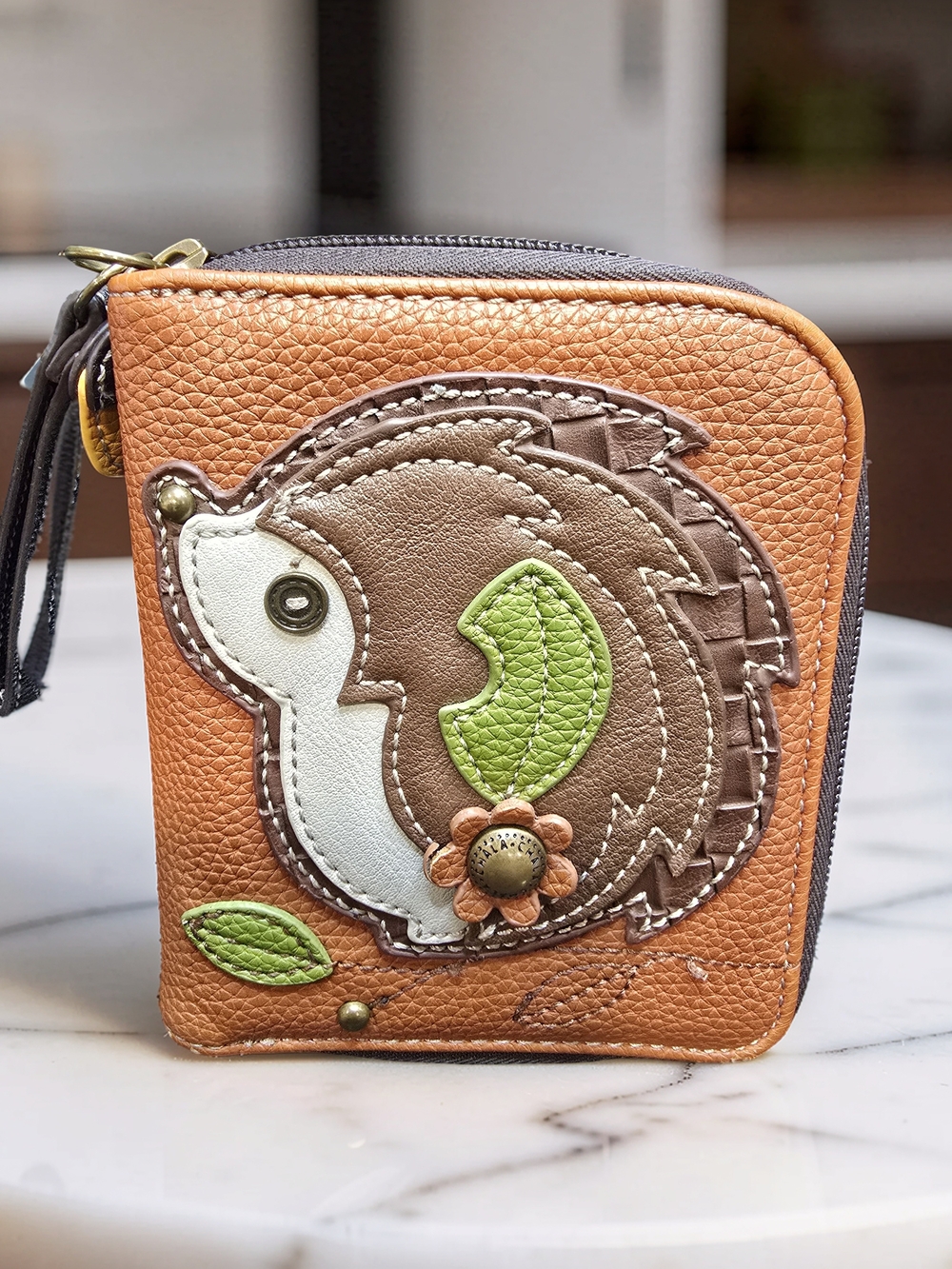 Chala Hedgehog Zip-Around Wallet